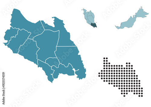 Set maps of Johor state