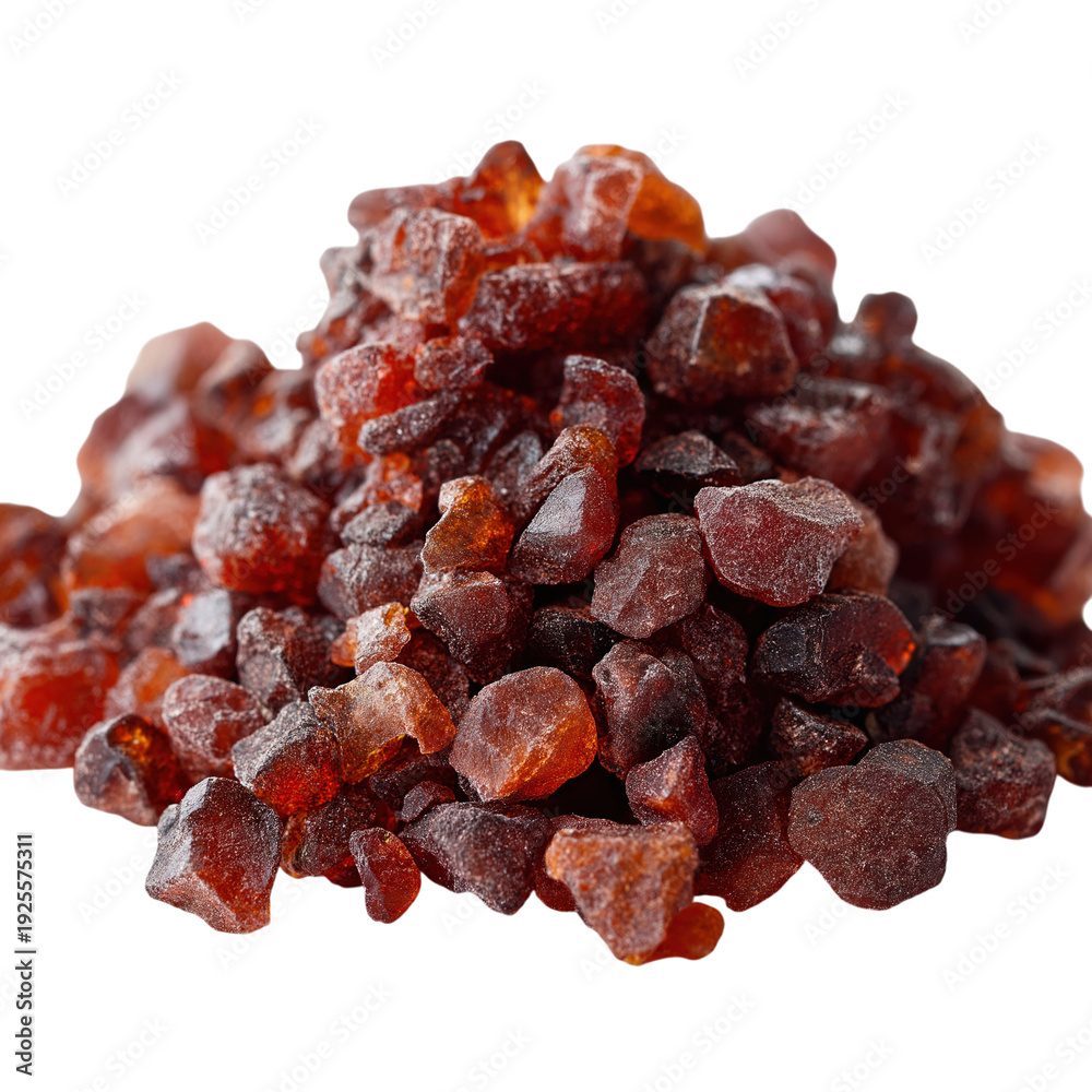 Obraz premium Vibrant Pile of Red Rock Salt Crystals