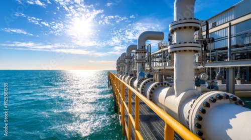 Industrial Desalination Plant Intake Pipe System