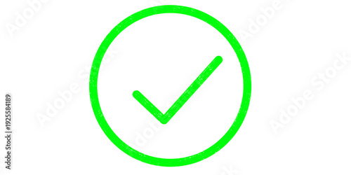 Free Download Green Checkmark in Circle Icon – Verified Approval Symbol, Success Tick Badge, Minimal Confirmation Sign for Web and App UI - GFXLoad