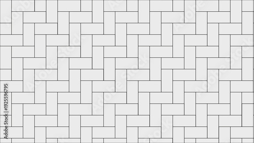 Modern geometric pattern with rectangular tiles