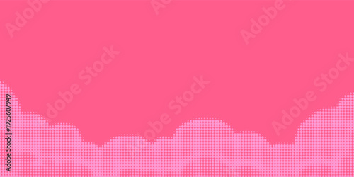 Pop art pink background in retro comic book style with halftone texture. Superhero cartoon fun backdrop design