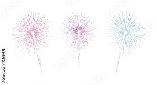 Minimalist Desktop Computer Mockup with Blank Black Screen Potted Green Plant and Pen Holder Isolated on a Clean White Background