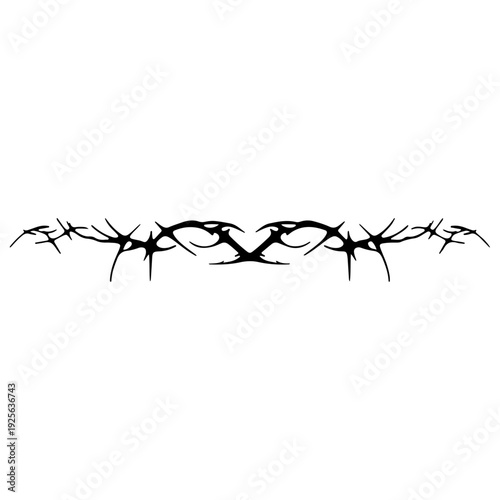 Foto Goth Necro Neo Sigil Tattoo Design Vector