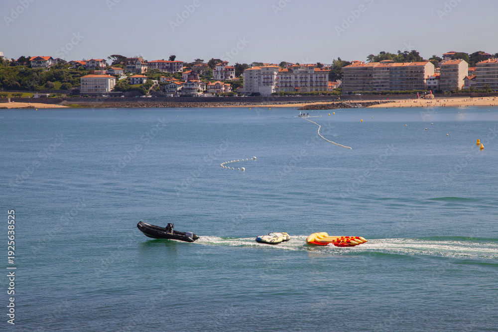 Obraz premium Saint-Jean-de-Luz, a beautiful town on the French Basque coast