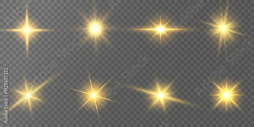 Lens Flare, light glow effect. sun or realistic shining star with backlight effect.
bokeh glitter and sparkles or sparkles on transparent background.
