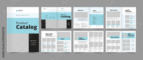 Modern Fashion Product Catalog with Apparel Collections