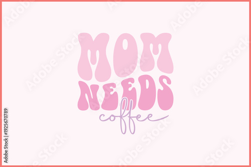 About Mom Retro T-Shirt Design