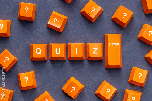 Online quiz. The word 