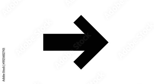 Black Arrow Right Symbol.
