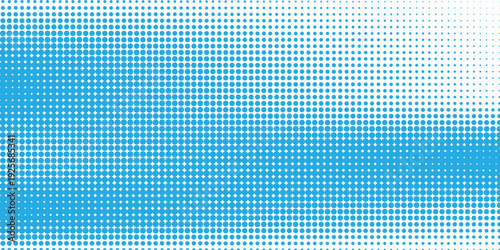 Transparent Vector Gradient Blue Color Halftone Background Staggered dot technology vector illustration eps10