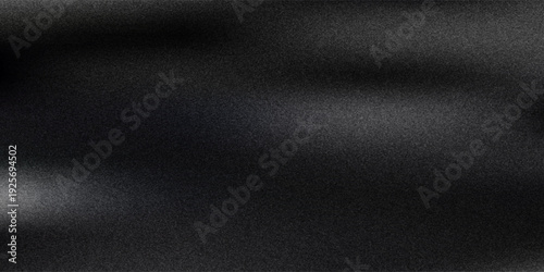 Black dark gray blue abstract elegant background. Drapery. Curtain. Fabric material. Soft folds. Wave stripe line. Gradient. Empty space. black background