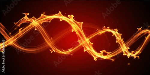 Glowing fiery font letter burning with hot orange flames in a black heart shape design symbol of love and heat