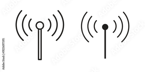 Antenna icon vector, Symbol, logo illustrations