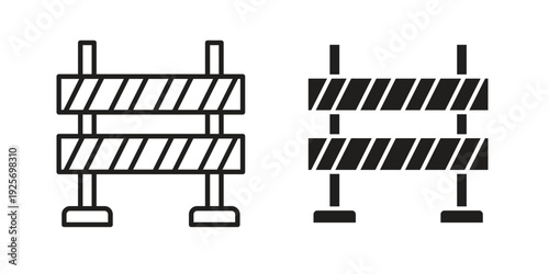 Barrier icon. modern vector symbols set
