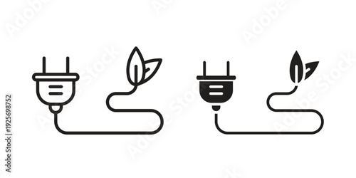 Biomass energy icon. modern vector symbols set