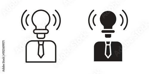 Brand awareness icon vector, Symbol, logo illustrations