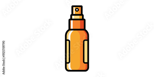 Spray bottle containing liquid product with a pump mechanism