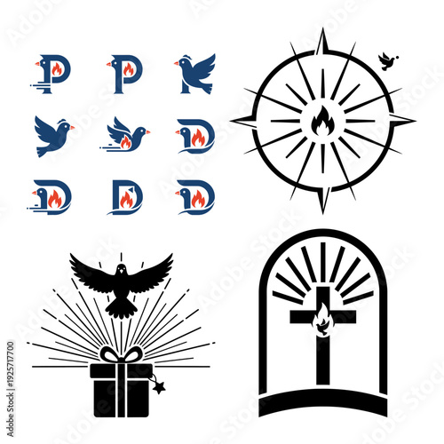 Pentecost Prayer Devotion and Worship Icon Bundle