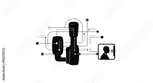 Biometric authentication technology concept