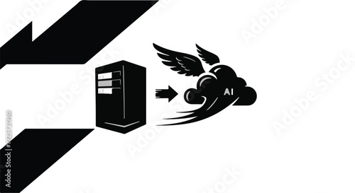 AI technology transfer from server to cloud computing