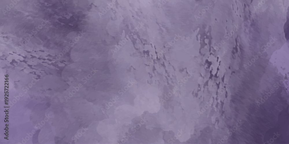 Obraz premium Abstract deep purple and lavender watercolor background with rich brush stroke texture.