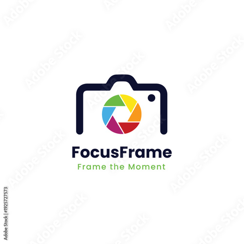Camera Logo Design Template for Photography Business