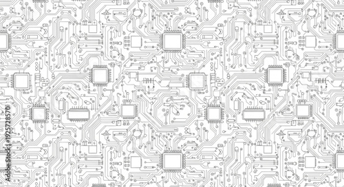 Abstract circuit board pattern for technology background.