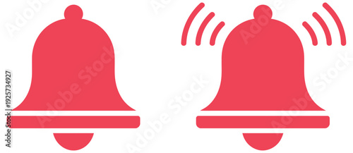 Alert and notification icon collection, including alarm, bell, message, subscribe, push alert, reminder, and chat symbols in multiple styles for mobile apps, web interfaces, and productivity tools.