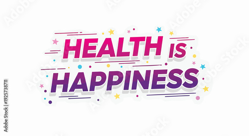 Health and wellness quote typography