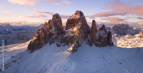 Beautiful Panorama of Tre C...
