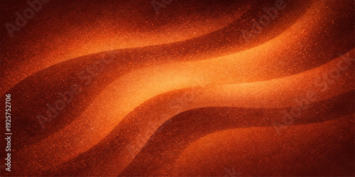 Abstract red background featuring soft silk waves and a gold pattern texture with fluid liquid motion on a shiny satin textile backdrop