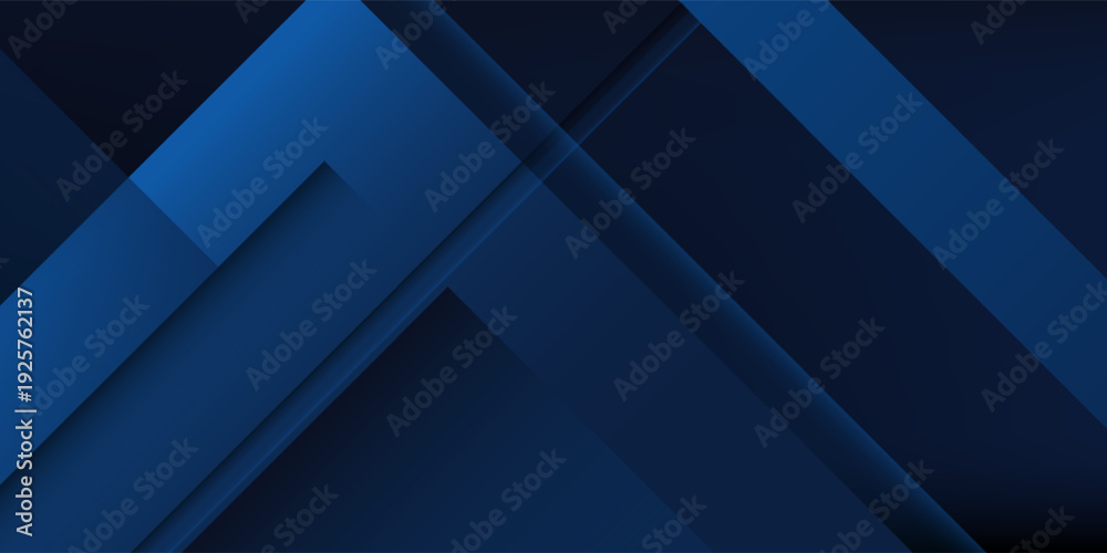Obraz premium Blue black abstract background geometry shine and layer element vector for presentation design. Suit for business, corporate, institution, party, festive, seminar, and talks