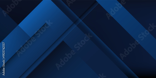 Blue black abstract background geometry shine and layer element vector for presentation design. Suit for business, corporate, institution, party, festive, seminar, and talks