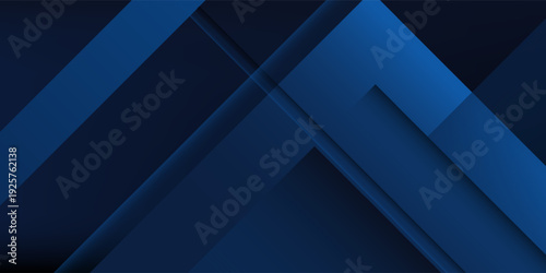 Blue black abstract background geometry shine and layer element vector for presentation design. Suit for business, corporate, institution, party, festive, seminar, and talks