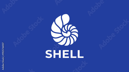 An elegant logo design featuring a stylized seashell, symbolizing beauty and nature, perfect for businesses in coastal tourism or natural products.