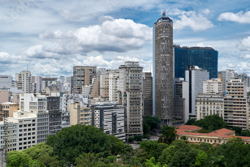 Wallpaper Mural Sao Paulo downtown skyline with Italia and Copan buildings. Torontodigital.ca