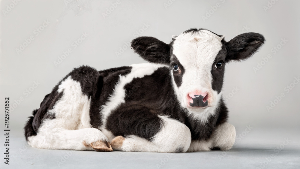 Obraz premium newborn calf
