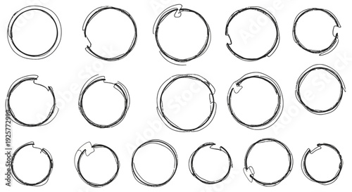 Collection of silver hoop earrings in various sizes and styles.