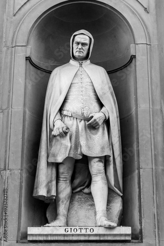 Obraz na płótnie Firenze - Toscana - Italia. Statua di Giotto