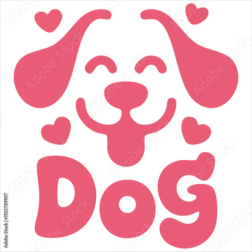 Simple pet shop logo with cat and dog icons for veterinary clinic and animal supply store branding