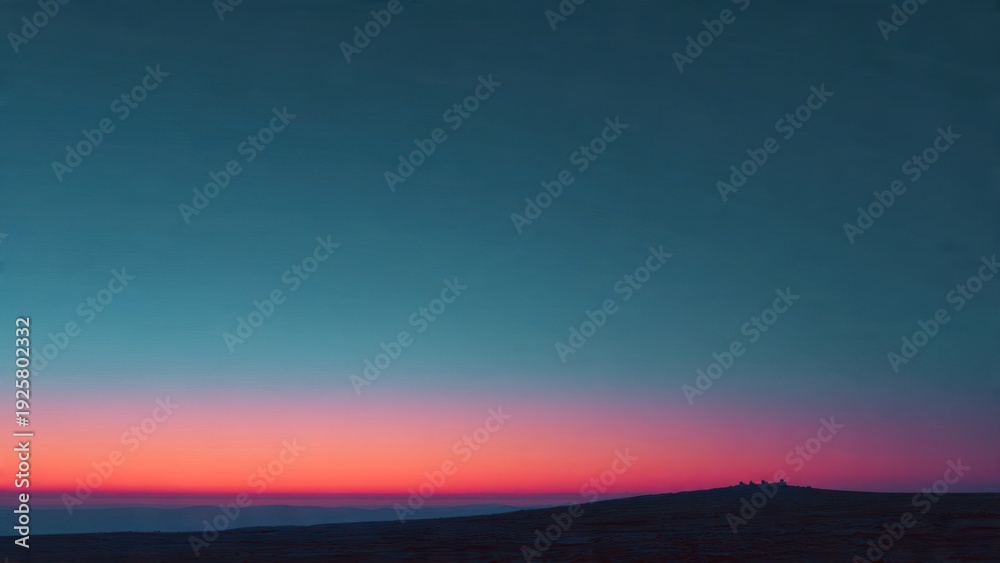 Obraz premium Vibrant Horizon at Dusk