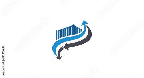 Shipping Logistics Symbol Illustrating Global Trade And Transportation Dynamics