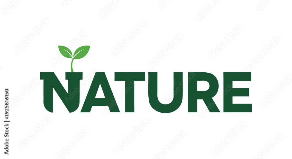 Fototapeta premium Nature logo vector