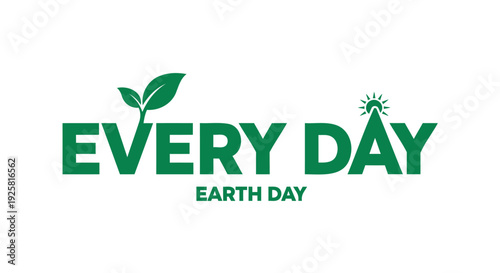 Earth Day icon vector