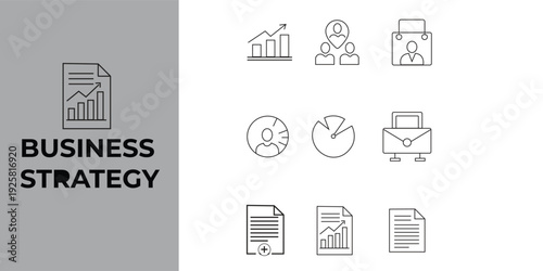 Business strategy planning and management concepts for successful entrepreneurship and corporate growth