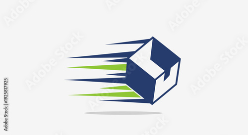 Swift Delivery Symbolizing Fast Shipping Conveying the Sense of Rapid and Safe Transportation