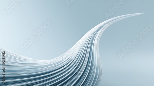 Abstract flowing lines design with gentle curves and a soft color palette for modern backgrounds or artistic projects about creativity and motion