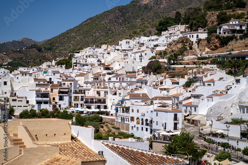 View of the city of Frigiliana Spain
