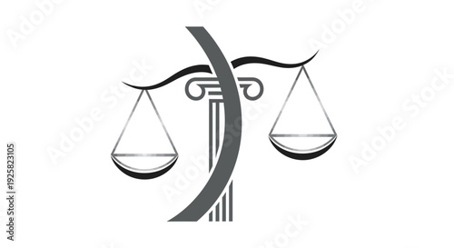 Symbol Of Justice And Balance Depicting Equality And Legal Proceedings Representation